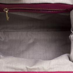 Pre Owned Marc Jacobs Burgundy Leather Mini Stam Shoulder Bag