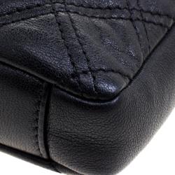 Marc Jacobs Black Quilted Leather Clutch