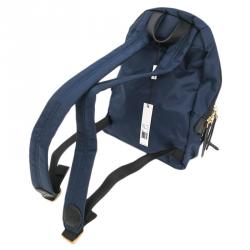 Pre Owned Marc Jacobs Midnight Blue Nylon Biker Backpack