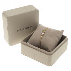 Marco Bicego Jaipur Mixed Gemstone18k Yellow Gold Slim Open Cuff Bracelet