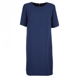 Pre Owned Marni Blue Short Sleeve Shift Dress M