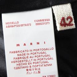 Pre Owned Marni Blue Short Sleeve Shift Dress M