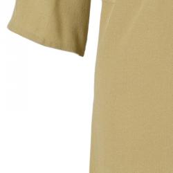Pre Owned Marni Nude Silk Dress M