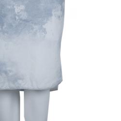 Pre Owned Marni Multicolor Abstract Print Poplin Long Sleeve Shift Dress M