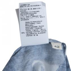 Pre Owned Marni Multicolor Abstract Print Poplin Long Sleeve Shift Dress M