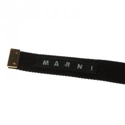 Pre Owned Marni Crystal, Horn and Resin Embellished Statement Necklace