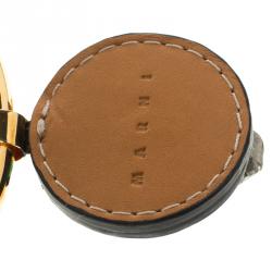 Marni Crystal Leather Tie-up Cord Necklace