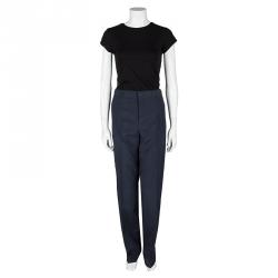 Pre Owned Marni Blue Wide Leg Pants M