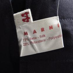 Pre Owned Marni Blue Wide Leg Pants M