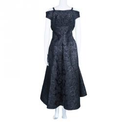 Pre Owned Marni Oriental Brocade Structured Gown S