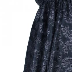 Pre Owned Marni Oriental Brocade Structured Gown S