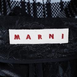 Pre Owned Marni Oriental Brocade Structured Gown S