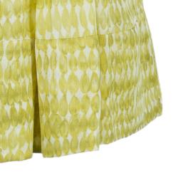 Pre Owned Marni Yellow Cotton Printed Sleeveless Top S