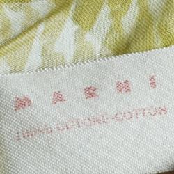 Pre Owned Marni Yellow Cotton Printed Sleeveless Top S