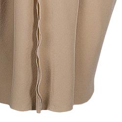 Pre Owned Marni Nude Silk Gathered Sleeveless Dress S