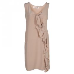 Pre Owned Marni Blush Pink Silk Dress M
