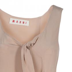 Pre Owned Marni Blush Pink Silk Dress M