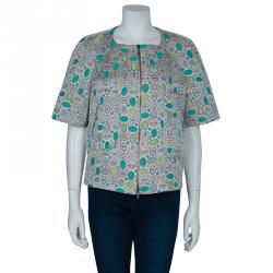 Pre Owned Marni Multicolor Print Jacket L