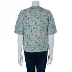 Pre Owned Marni Multicolor Print Jacket L