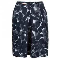 Pre Owned Marni Monochrome Floral Print Skirt S