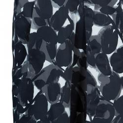Pre Owned Marni Monochrome Floral Print Skirt S