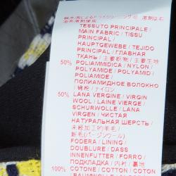 Pre Owned Marni Yellow Woven Cropped Jacket M