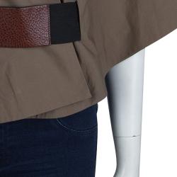 Pre Owned Marni Khaki Cotton Kimono Sleeve Jacket S