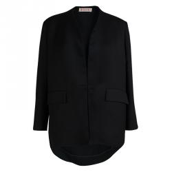 Pre Owned Marni Black High-Low Jacket M
