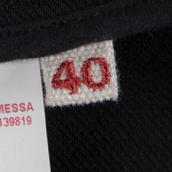 Pre Owned Marni Black High-Low Jacket M