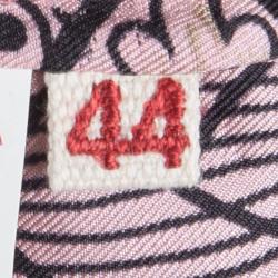 Pre Owned Marni Pink Silk Floral Printed Long Sleeve Blouse M