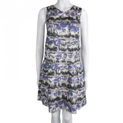 Pre Owned Marni Multicolor Printed Cotton Sleeveless Dress S