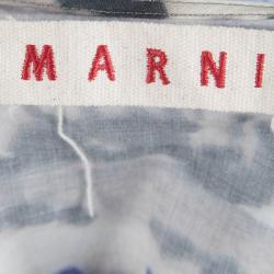 Pre Owned Marni Multicolor Printed Cotton Sleeveless Dress S