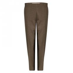 Marni Brown Mini Houndstooth Wool Trousers M