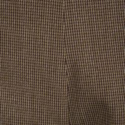 Marni Brown Mini Houndstooth Wool Trousers M