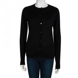 Pre Owned Marni Black Cashmere Long Sleeve Cardigan M