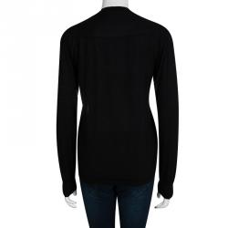 Pre Owned Marni Black Cashmere Long Sleeve Cardigan M