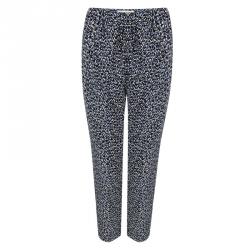 Marni Multicolor Printed Silk Elasticized Waist Pants M