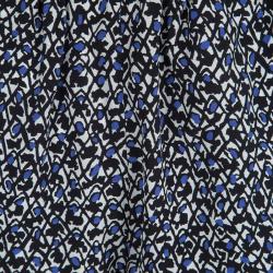 Marni Multicolor Printed Silk Elasticized Waist Pants M