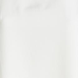 Pre Owned Marni Cream Silk Short Sleeve Top M