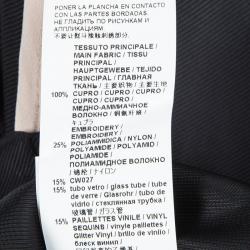 Pre Owned Marni Winter Edition Black Embellished Sleeveless Dress M