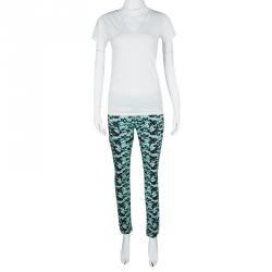 Pre Owned Mary Katrantzou Multicolor Floral Printed Slim Fit Jeans M