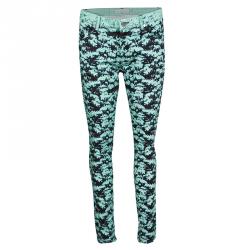 Mary Katrantzou Multicolor Floral Printed Slim Fit Jeans S