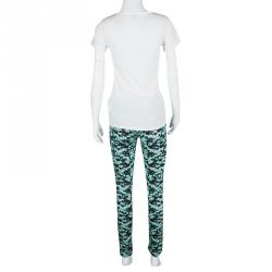 Mary Katrantzou Multicolor Floral Printed Slim Fit Jeans S