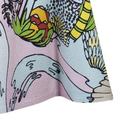 Pre Owned Mary Katrantzou Multicolor Graphic Print Dress M