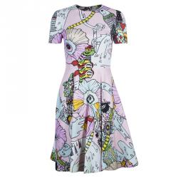 Mary Katrantzou Multicolor Graphic Print Dress S