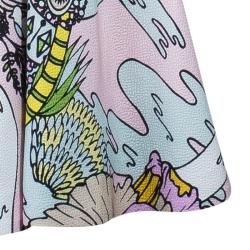 Mary Katrantzou Multicolor Graphic Print Dress S