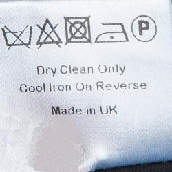 Pre Owned Mary Katranzou Pearl Printed Denim Pants S