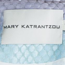 Mary Katrantzou Multicolor Flamingo Print Belted Biker Jacket M