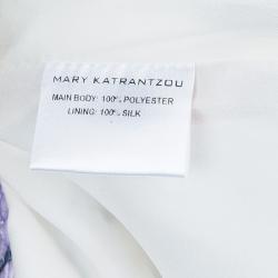 Mary Katrantzou Multicolor Print Textured Safari Trousers M