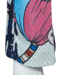Mary Katrantzou Multicolor Print Textured Safari Trousers M